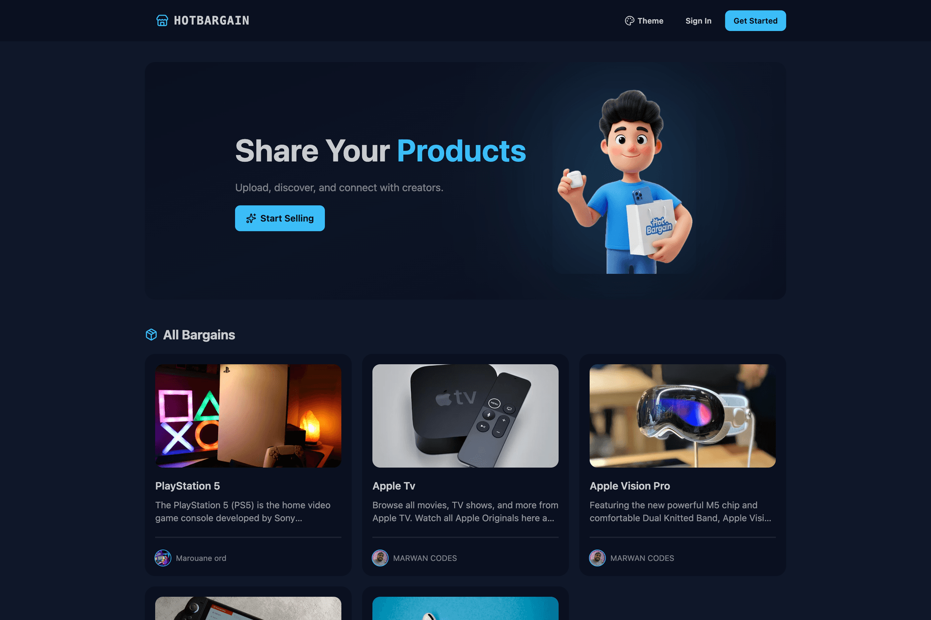 HotBargain E-commerce Website